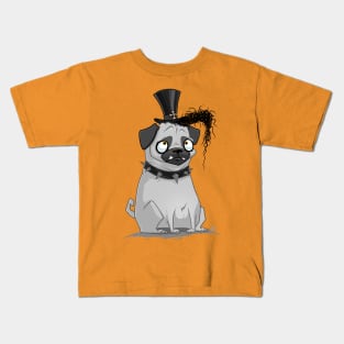 creepy pug Kids T-Shirt